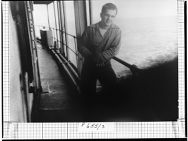 Walter Lechowicz on board the USS Cache 